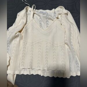Olive & Oak Ivory Knit Top Set